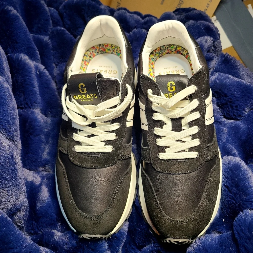 Greats Green Point Lace-Up Sneakers NWOT - Picture 2 of 5